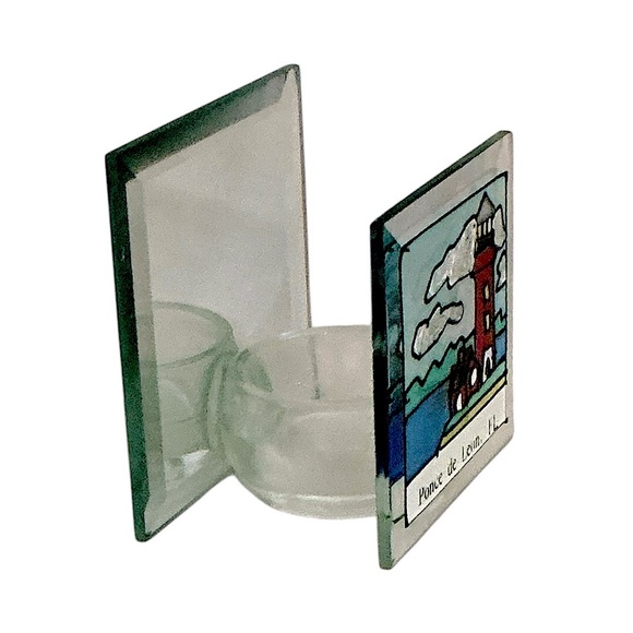 Lighthouses Vintage Assorted Candle Holders Stained Art Glass Nautical Decor 3 - Picture 5 of 15